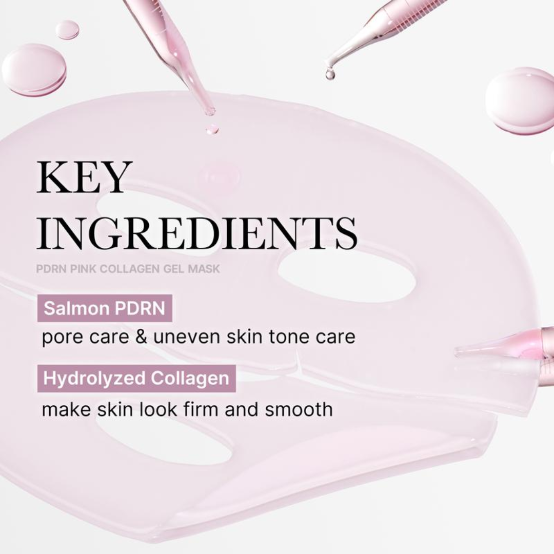 PDRN Pink Collagen Gel Mask (4 sheets)