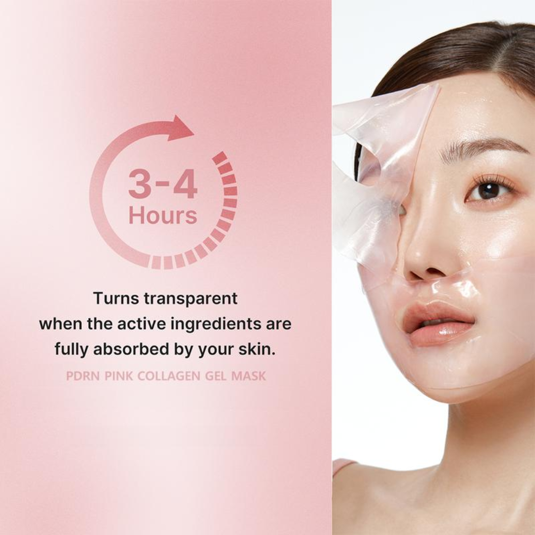 PDRN Pink Collagen Gel Mask (4 sheets)